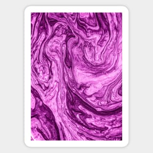 glamour 001 liquid purple colors Sticker